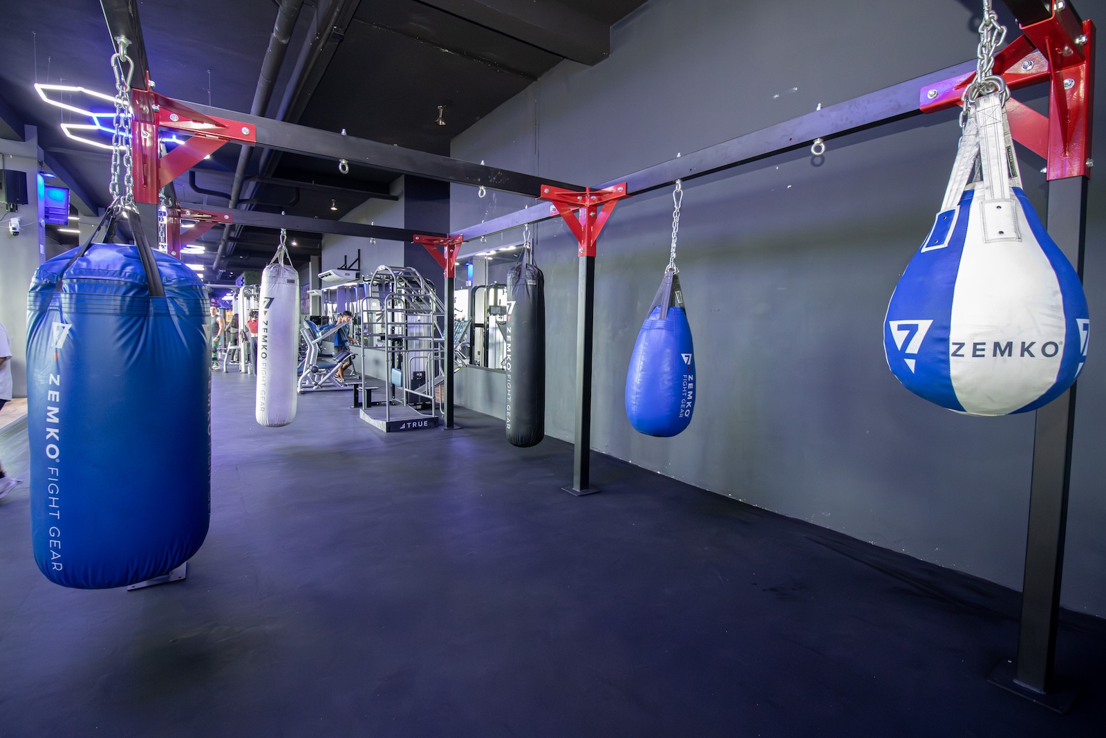 Boxing and functional zone at Evolve Gym Nader Cancún